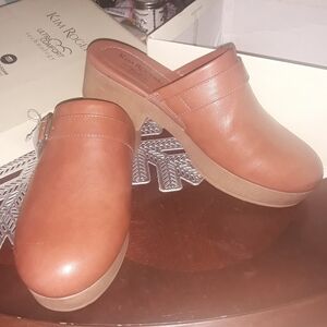 Kim Rogers Saddle Sky Clogs